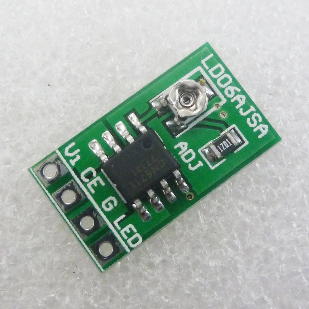 1PCS DC 3.3V 3.7V 5V LED Driver 30-1500MA Constant Current Adjustable Module PWM