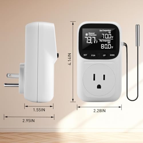 Controller Outlet - Precise Heating/Cooling Control for Digital Temperature