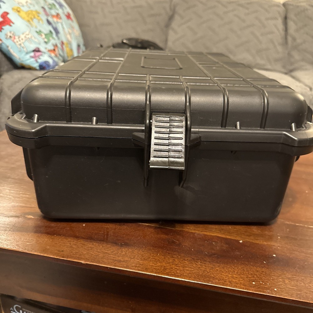 Black Hard Carrying Storage Case (3 Tier) w/ Foam Inserts