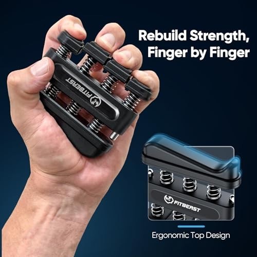 Grip Strength Tester Set - Hand Strengthening Tools for Progress Tracking & Reco