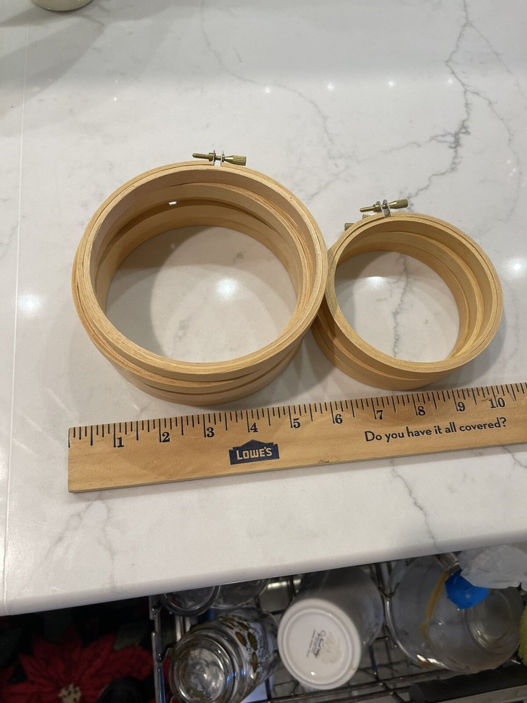 Needle Point Hoops