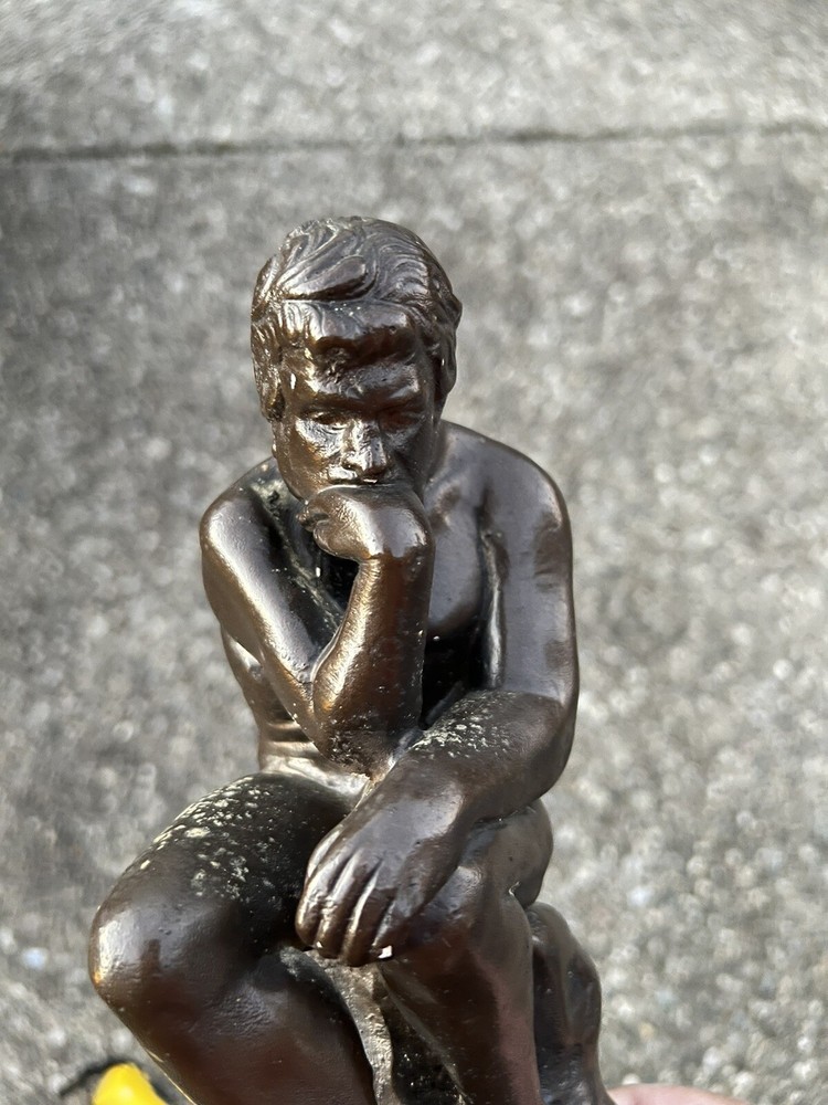 Esco Products Thinking Man Book End Good Condition