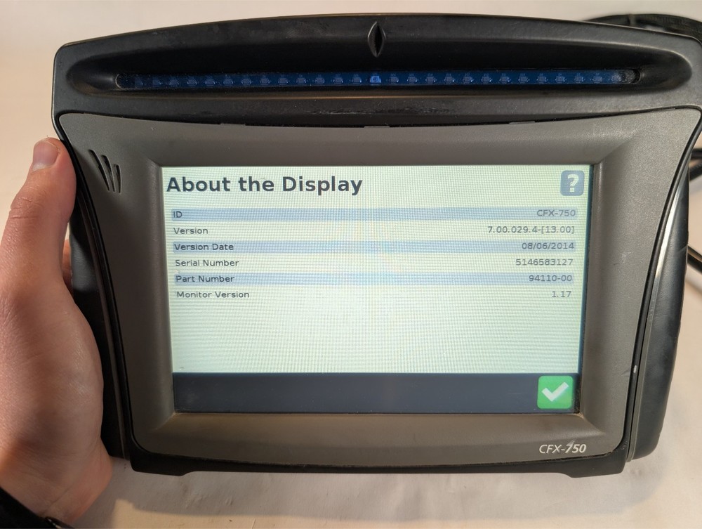 GNSS Trimble Display/receiver CFX 750 Auto Guidance Application control