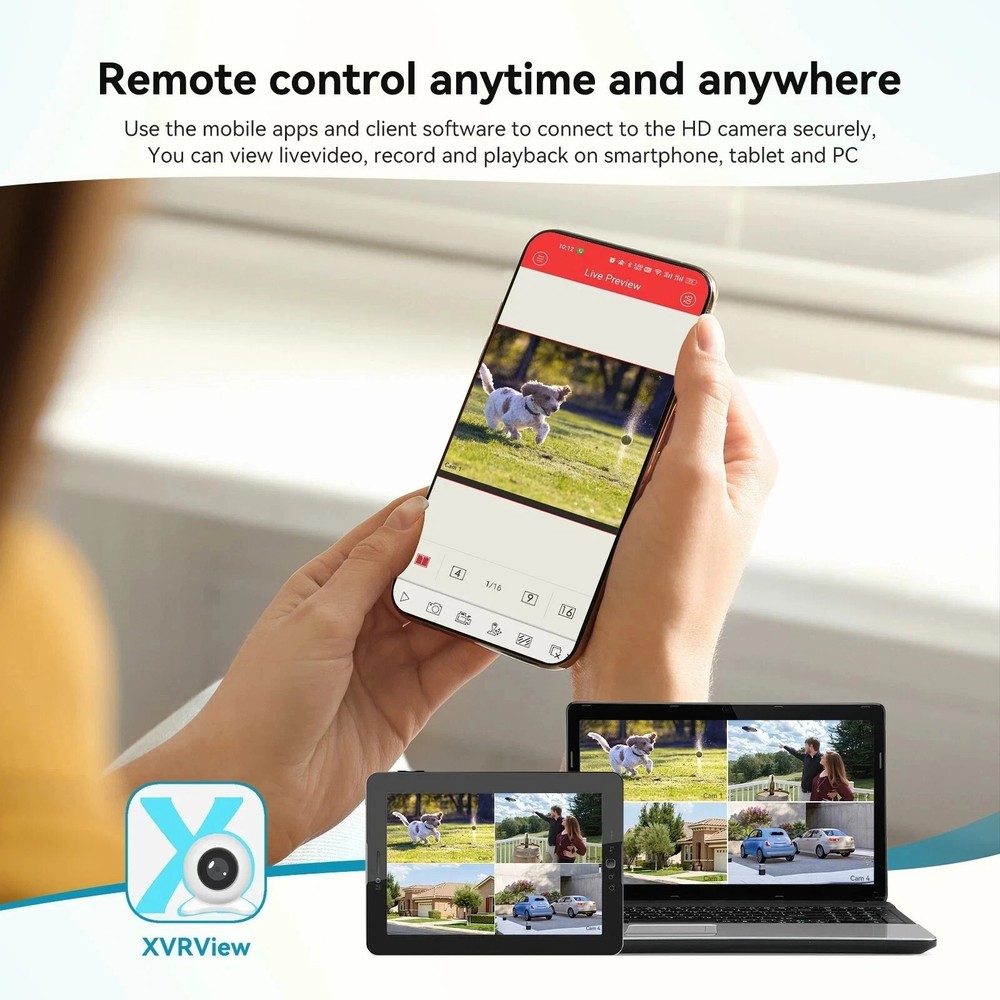 3MP Wireless WIFI Security Camera System Audio 10CH NVR CCTV for Home Security