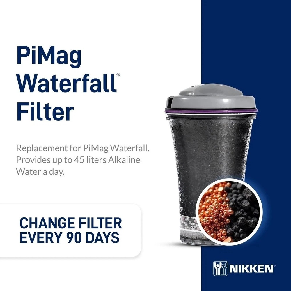 Nikken PiMag Waterfall System Filter With Copper Particles Replacement - NEW🔥