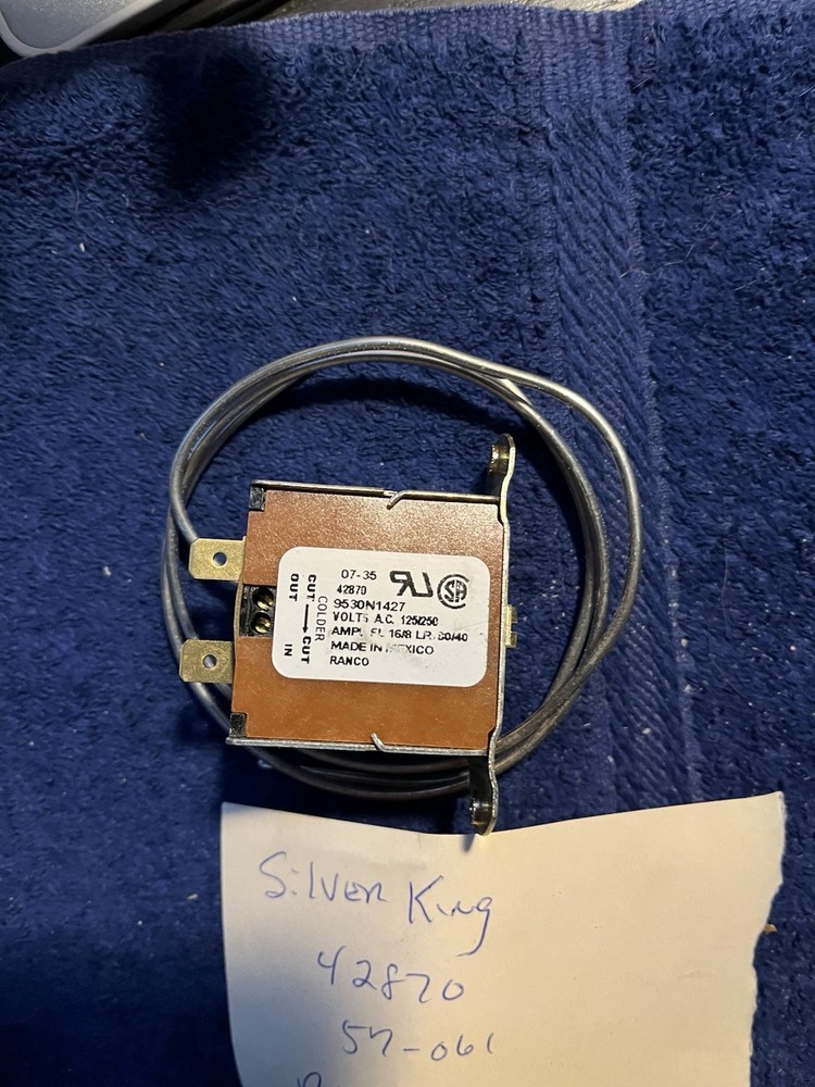 Ranco 9530N1427 Silver King Thermostat