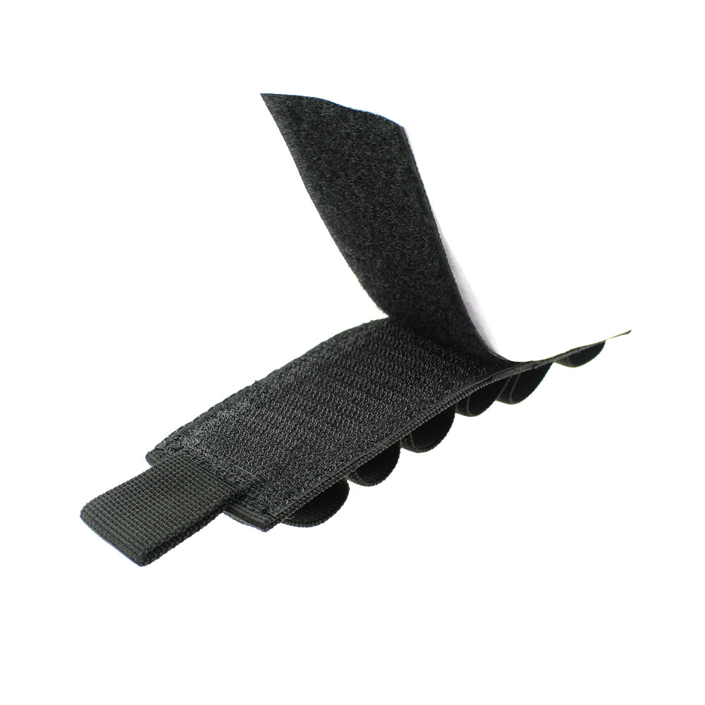 Tactical 2pcs 6 Rounds 12 Gauge Hook Loop Shotgun Shell Holder Ammo Carrier
