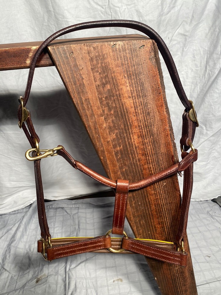 Presentation Leather Halter For Horse Size!