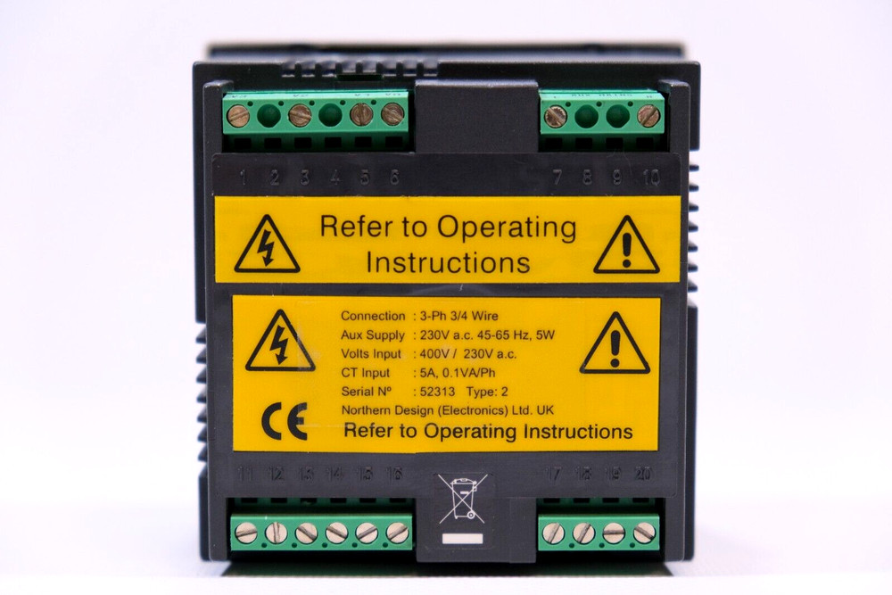 Nd Metering Solutions Multicube Sn.: 52313 Type: 2 Electricity Meter