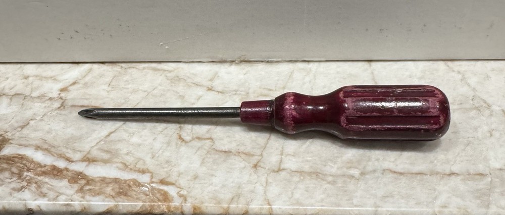 Vintage Stanley Wood Handle Phillips Screwdriver