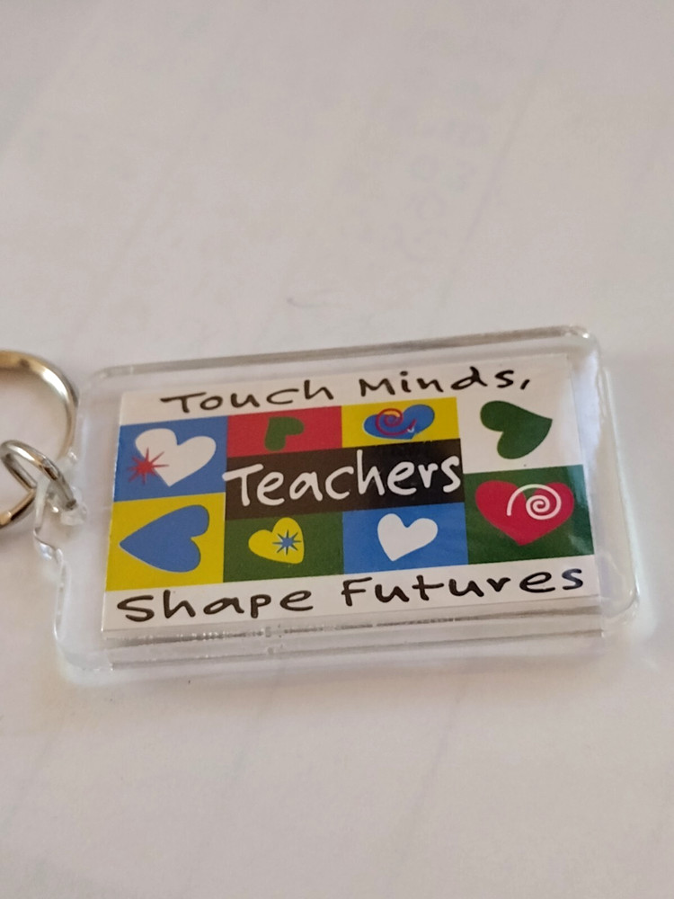 Touch Minds, Shape Futures Teachers Keyring