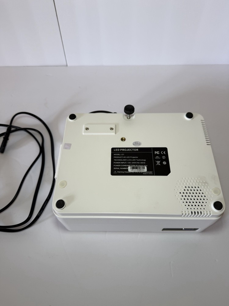 DBPOWER L9 LCD+LED Desktop Projector White HDMI USB VGA SD AV