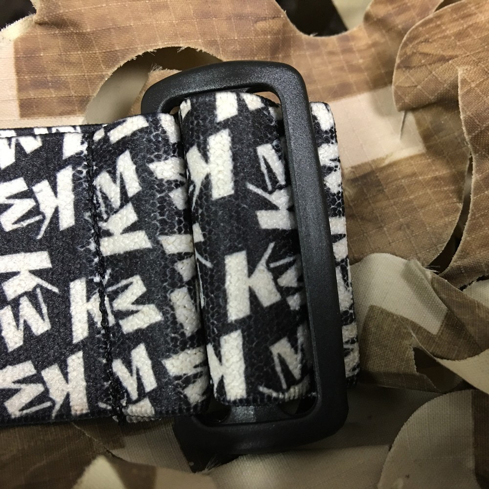 NEW KM Paintball Universal Mask Goggle Strap - 09 Da Strap Black White
