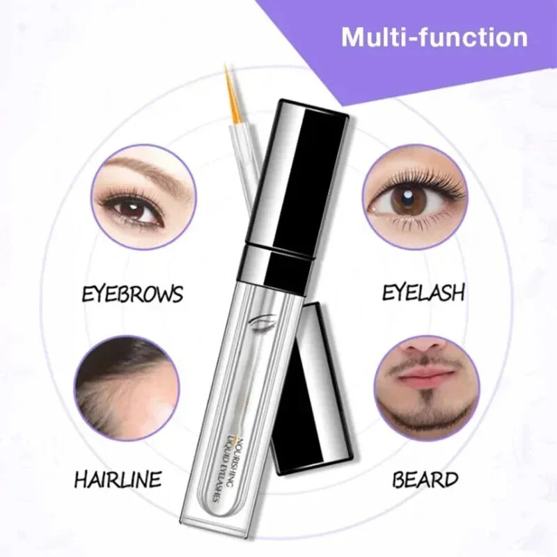 Eyelash Serum Fast Growth Treatment Lengthening Lash Powerful Makeup Thicker Las
