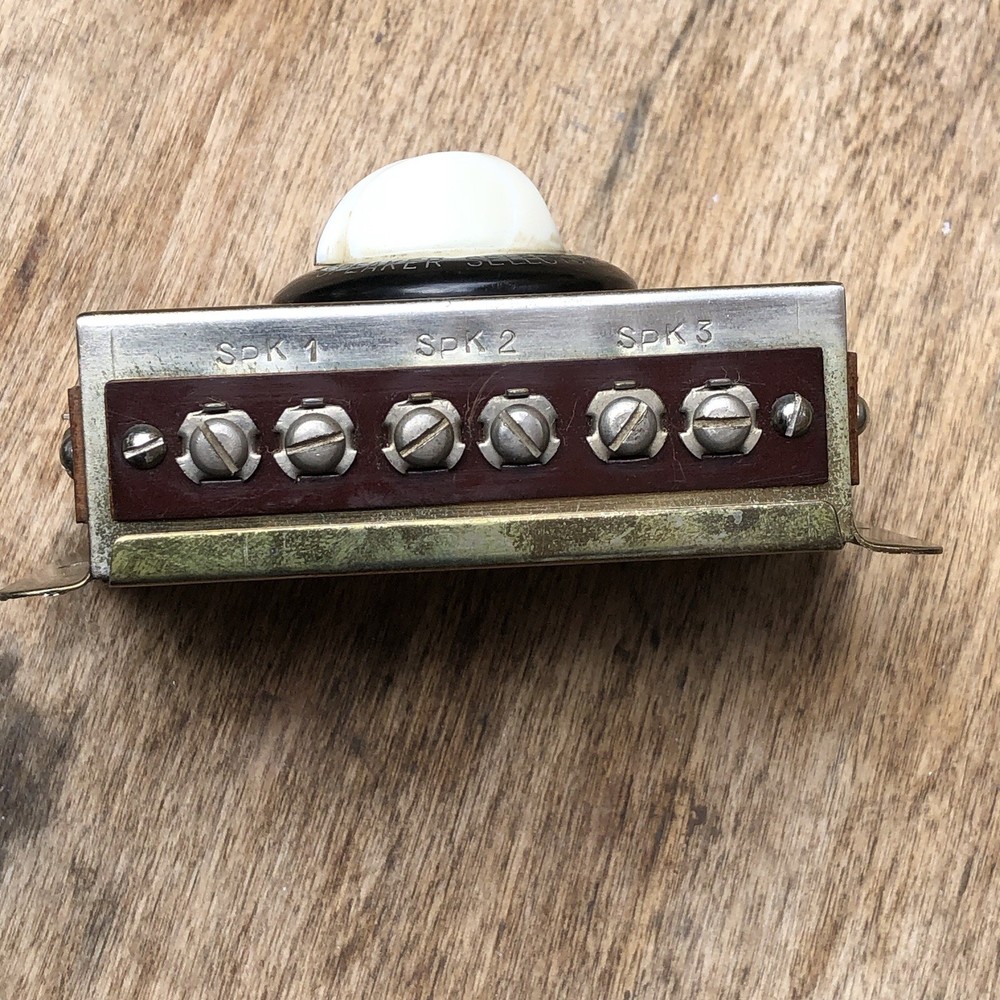 VINTAGE STEREO SPEAKER SELECTOR SWITCH.