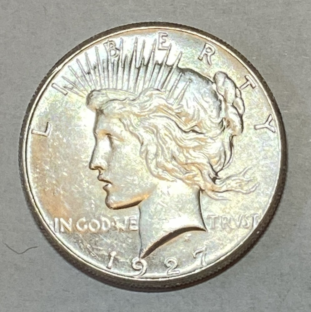 1927 $1 Peace Silver Dollar - #5