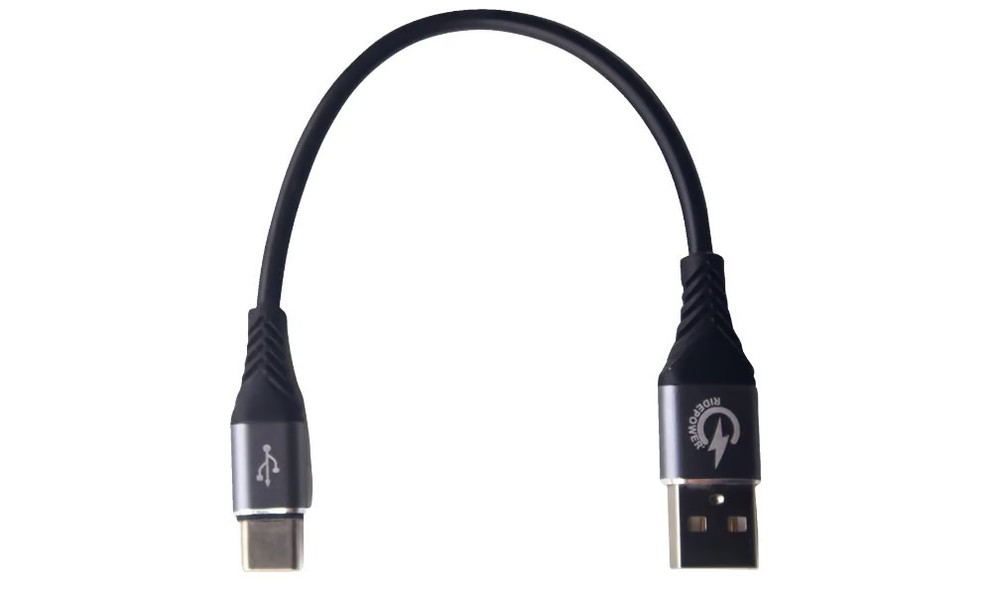 RidePower Phone Charging Adapter Cable for Android - 7.5in. RPUSBUSBC75