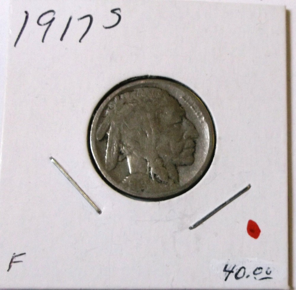 1917 S Buffalo Nickel Fine