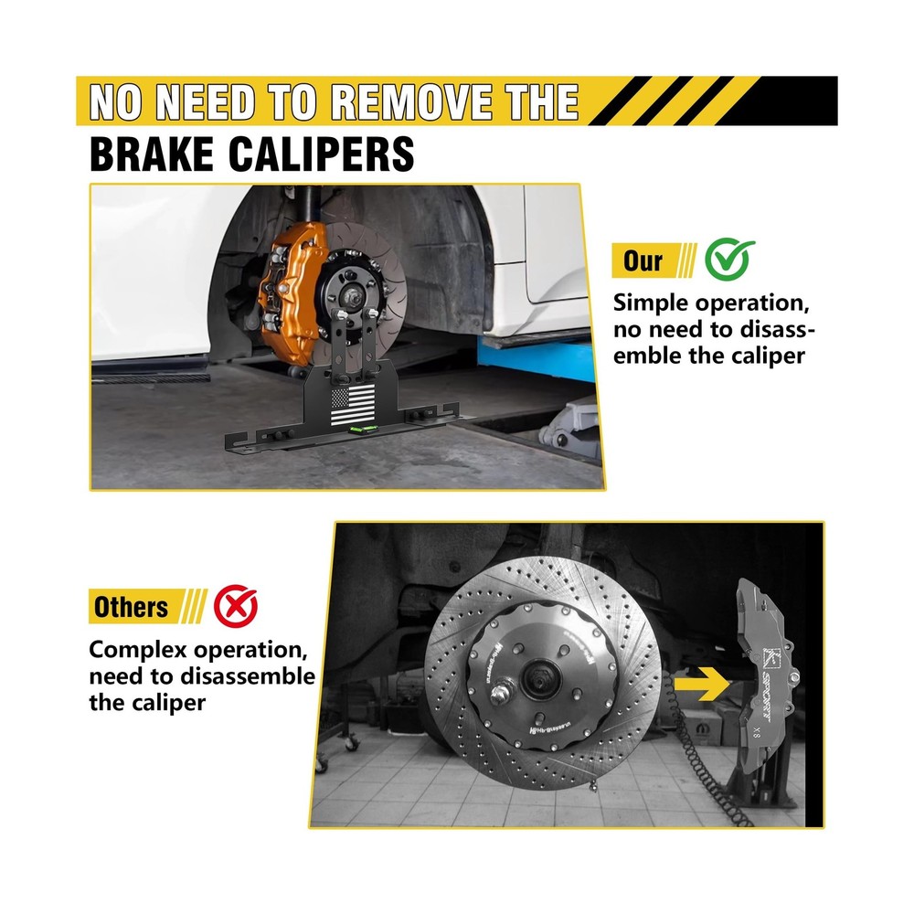 2026 Upgraded Wheel Alignment Tool, 2 PCS Toe Alignment Tool Plates Without R...