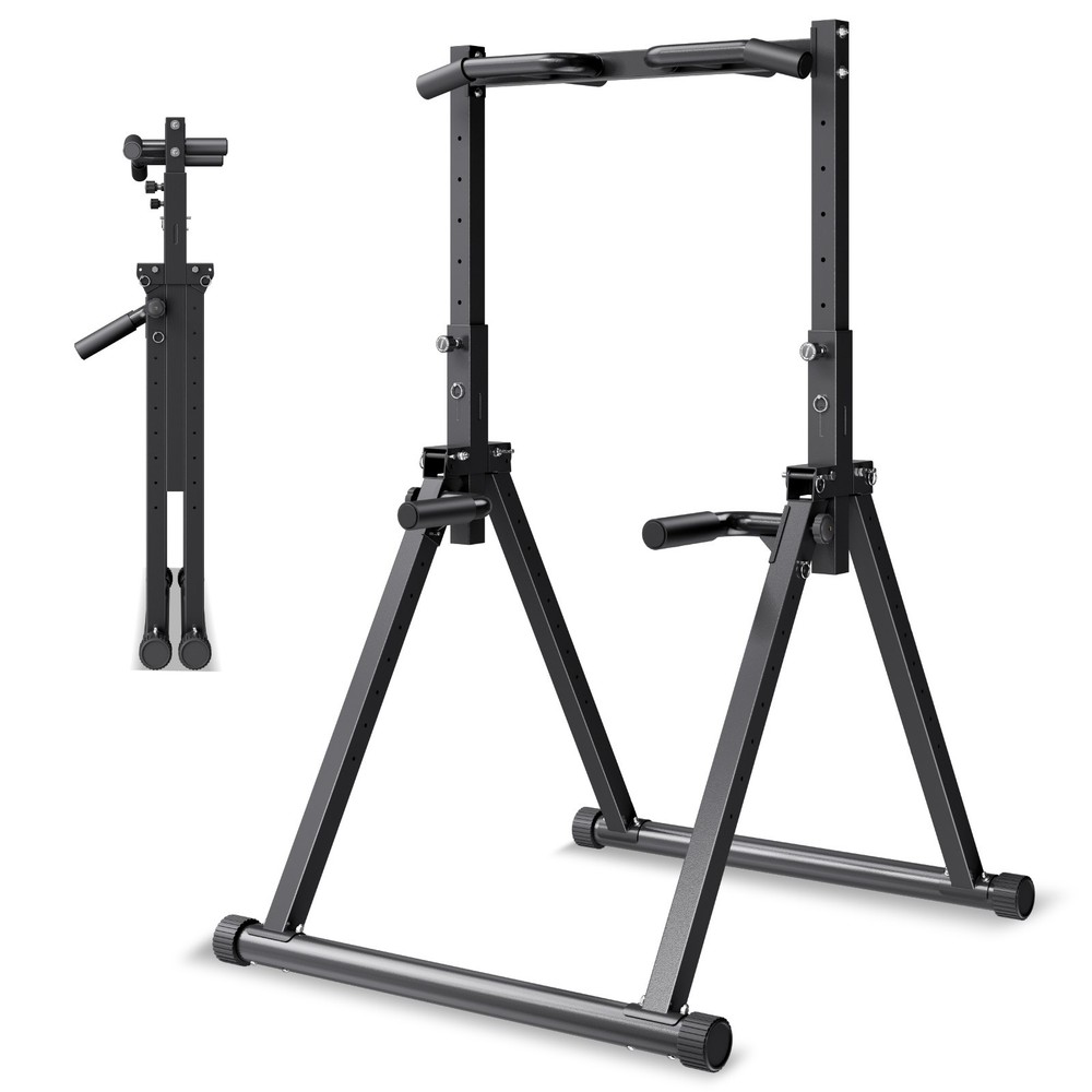 Uimoso Wall-Mounted Pull Up Bar with 330LBSCapacity and Sturdy Triangular Design