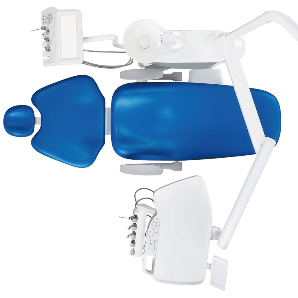 Dental Unit Chair Computer Controlled DC Motor PU Leather Treatment Unit