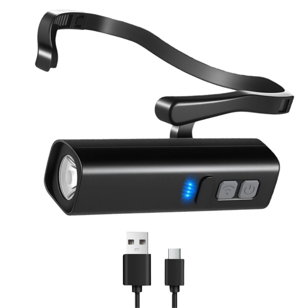 Ear Hook Headlight Rechargeable Motion Sensor for Camping DIY Night Hiking