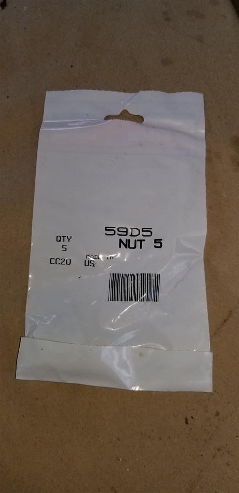 Bobcat 59D5 Pack of 5 lock nuts