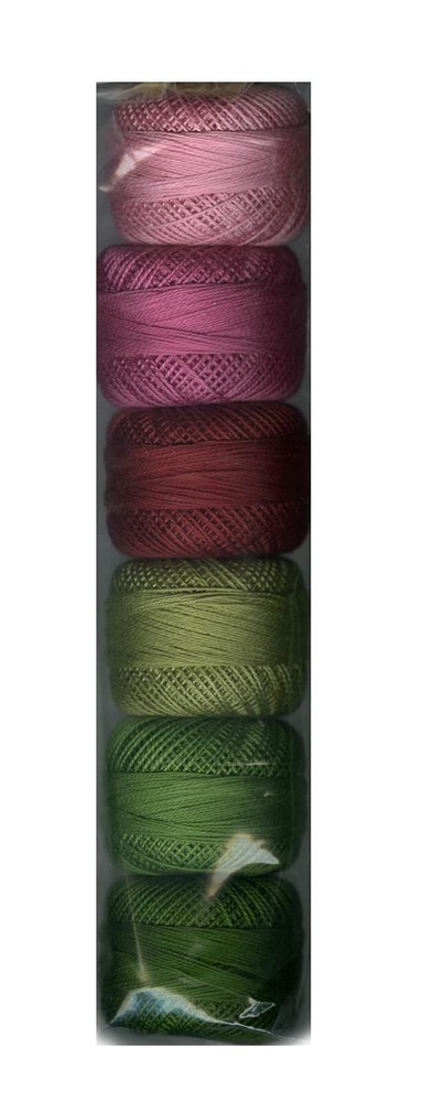 Pearl Cotton Size 12 Thread Sampler Pack Yule
