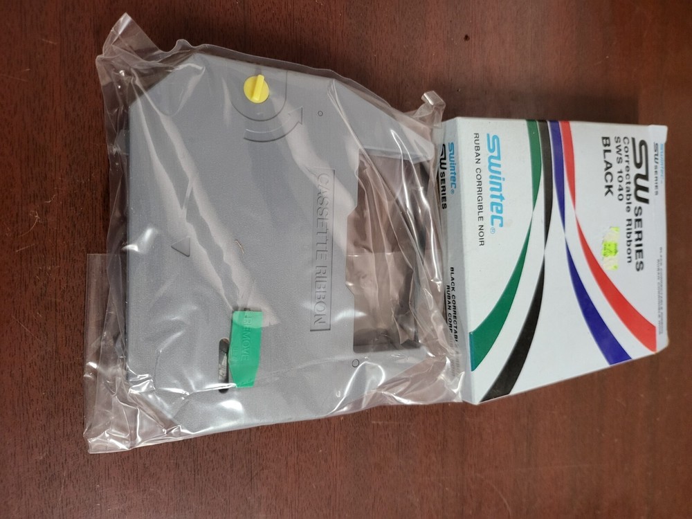 Swintec SWS 1040 Black Correctable Typewriter Ribbon NOS Sealed.