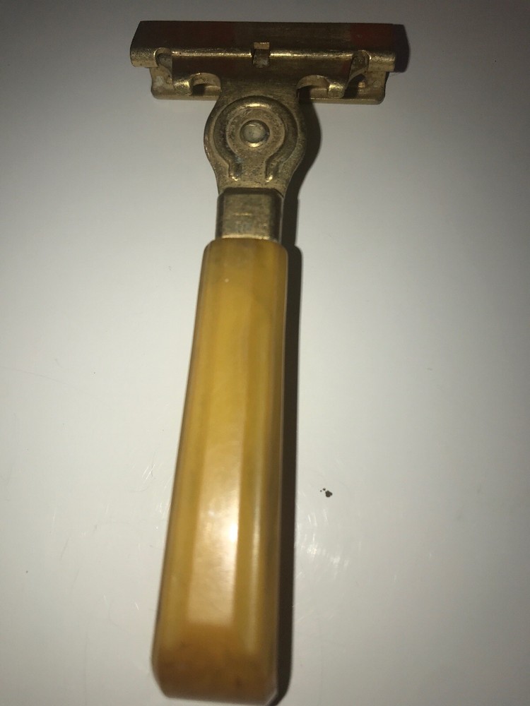 Vintage Schick Injector Razor Bakelite handle Tiger 10