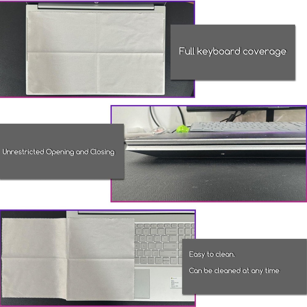 2-Pack 15.6" Laptop Microfiber Liner Cleaning Cloth,Cleaning Screen...