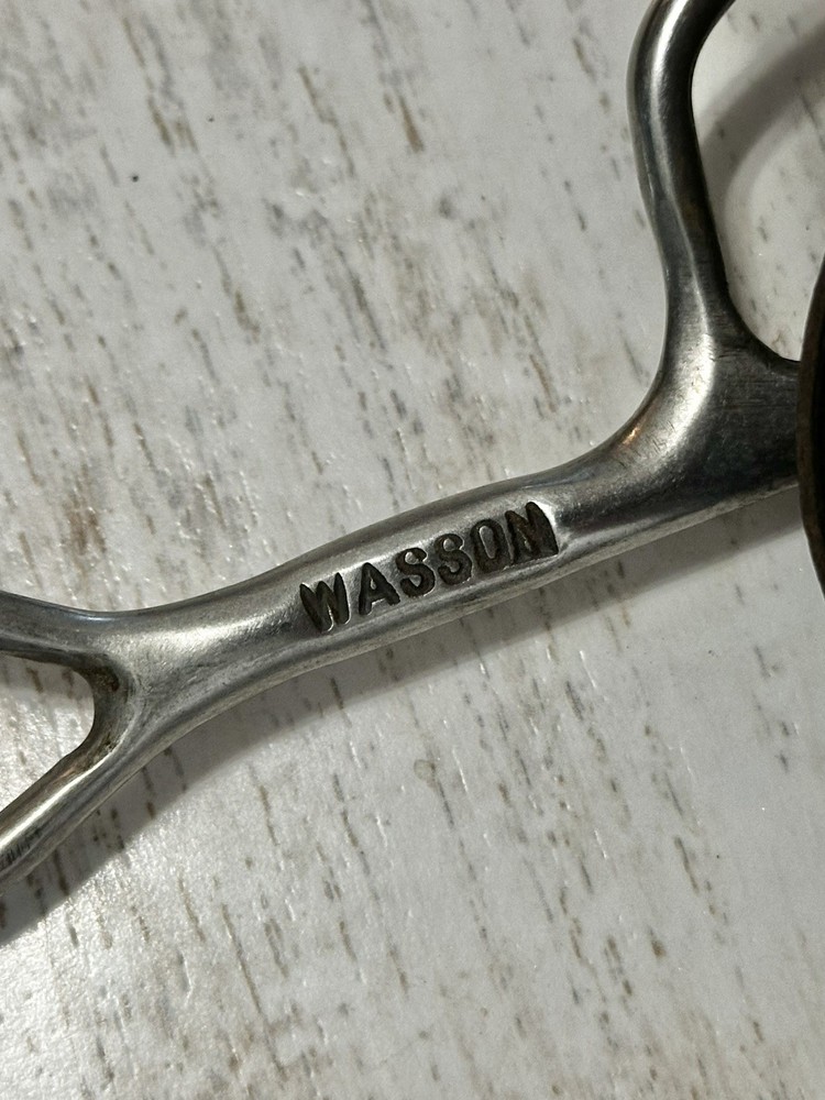 Wasson Combination Horse Bit With Twisted Wire 3 Piece Dogbone