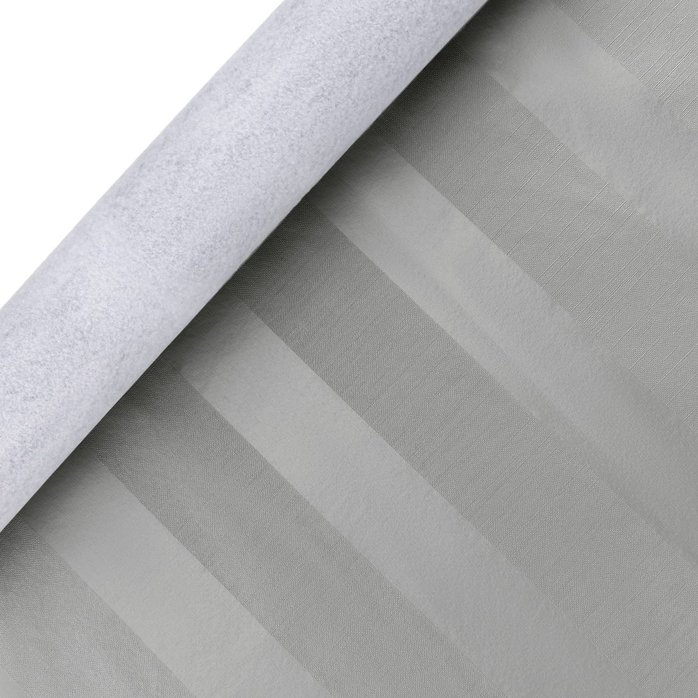 Silver Silk Stripe Table Protector Pad 54x72 Inch Heat Resistant Tablecloth