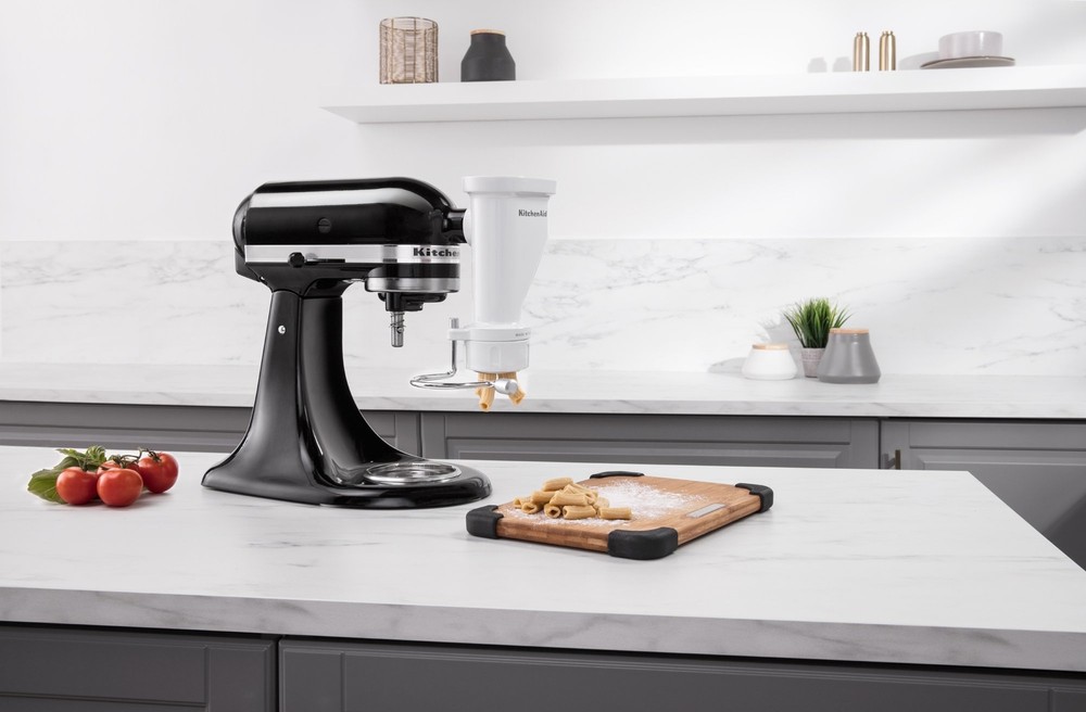 KitchenAid KSMPEXTA Gourmet Pasta Press Attachment with 6 Interchangeable Pas...