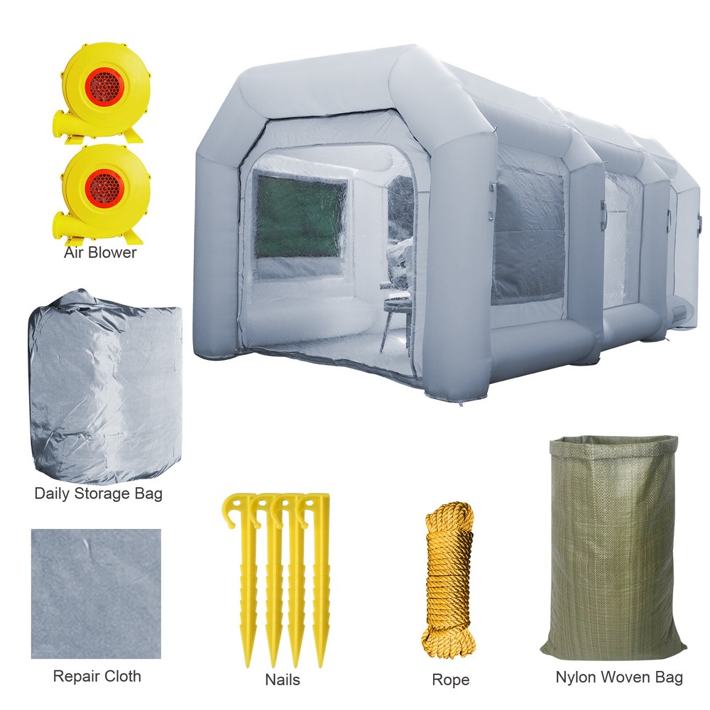 𝟐𝟎𝐱𝟏𝟎𝐱𝟗𝐅𝐭 Portable Inflatable Paint Booth