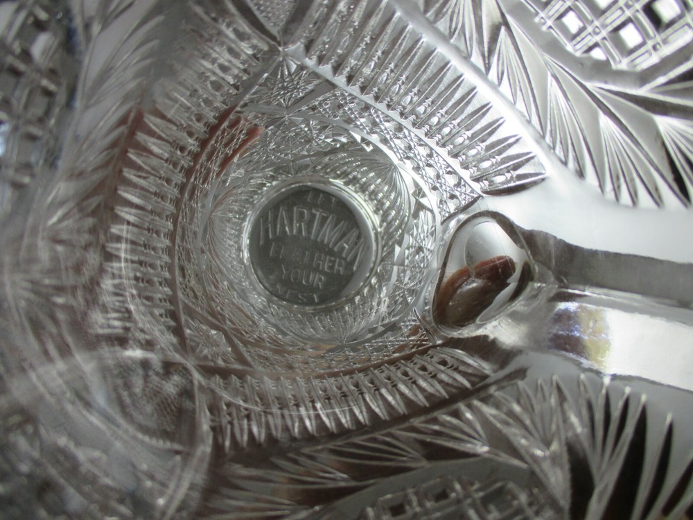 Advertisement Pitcher. “Let Hartman Feather Your Nest" c1910 REDUCED