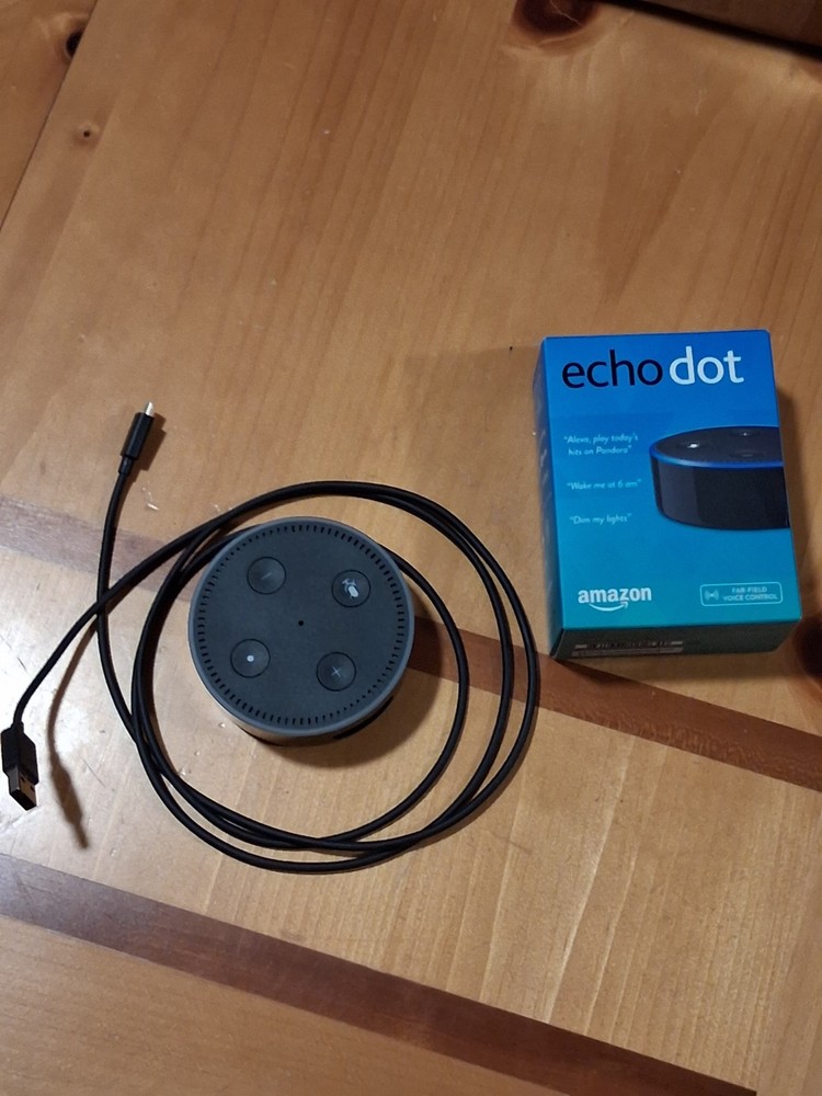 Amazon Echo Dot 2nd Generation Smart Speaker - Black (RS03QR)