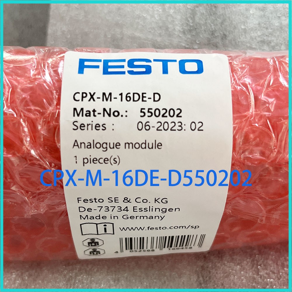 New boxed Festo CPX-M-16DE-D 550202 DC 24V Digital input module Fully Tested