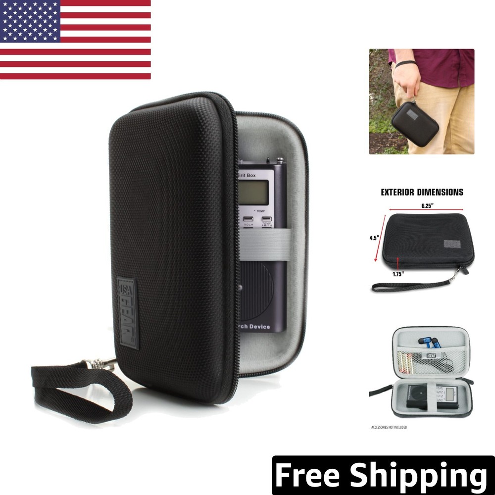 Durable Ghost Hunting Equipment Case - Scratch-Resistant and Compact Design