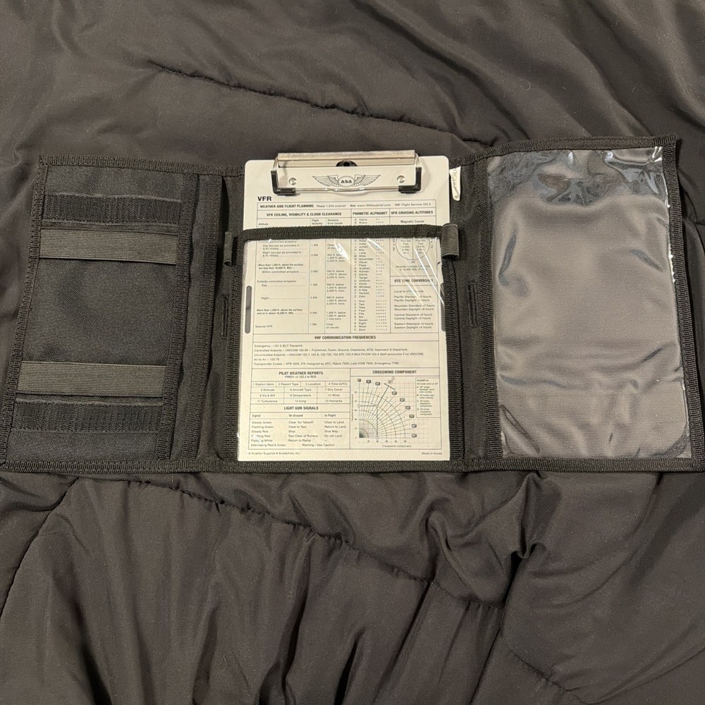 ASA Tri-Fold VFR Kneeboard - Pilot Kneeboard - ASA-KB-3A