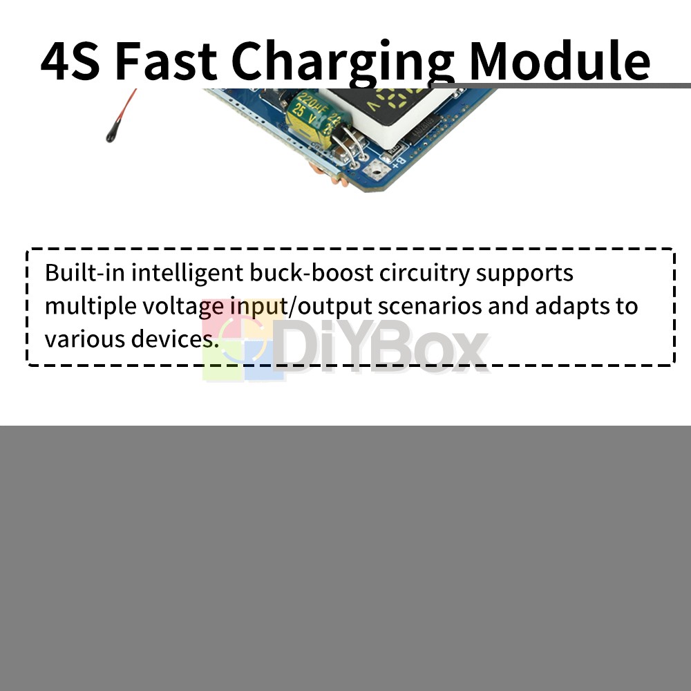 4S 100W Fast Charging Module Integrated Charge/Discharge Buck-Boost Module 20V5A