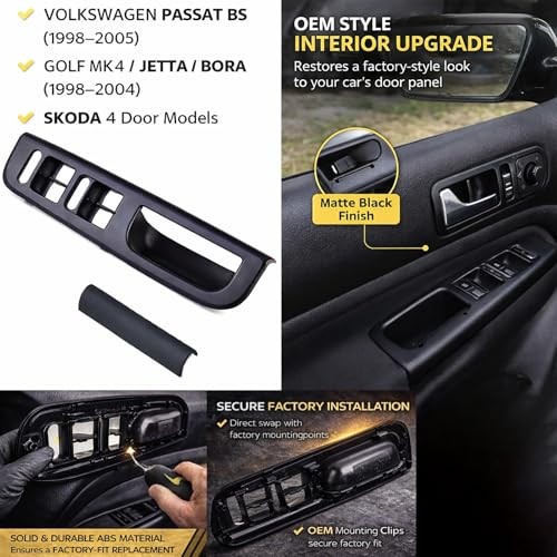 Window Switch Driver Side, Front Left Door Master Window Switch Trim Bezel Compa