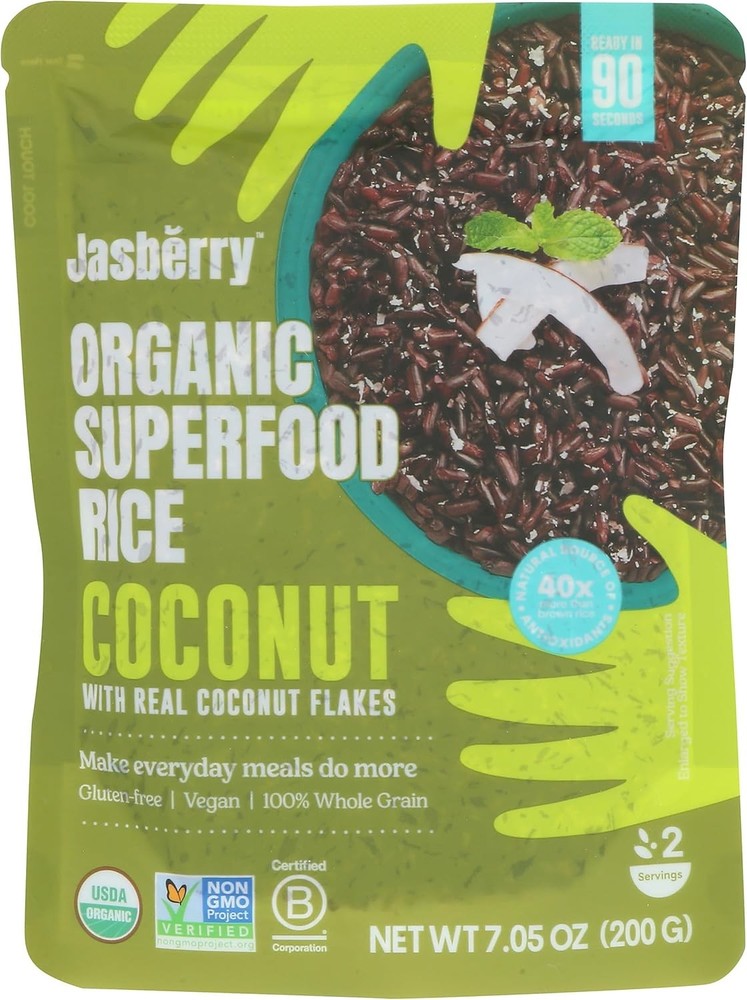 Rice Org W/Cocnut Rte