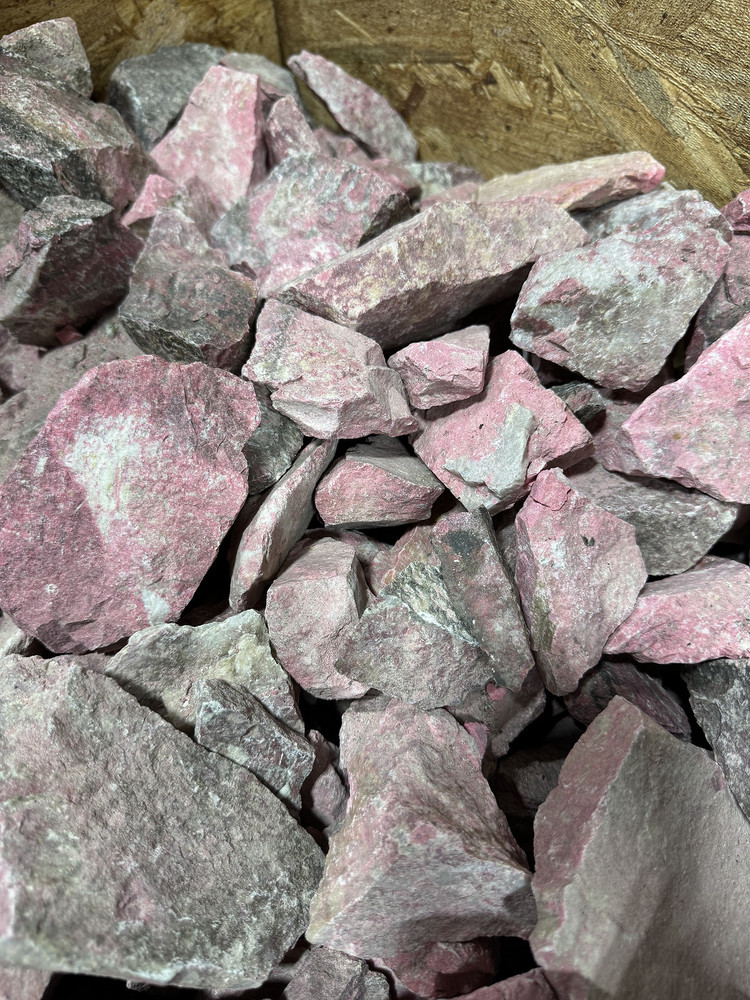 Thulite Rough from Norway