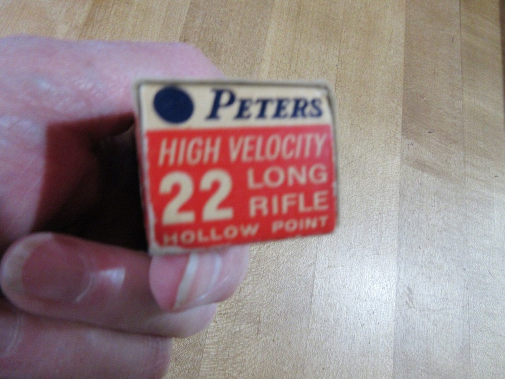 Empty Ammo Box Peters 22 L HP. (w17) # 16