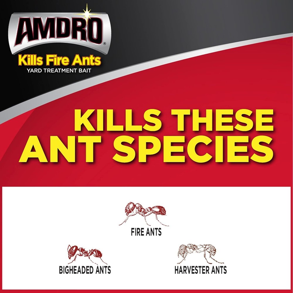 Yard Treatment Bait Kills Fire Ants Granules 5 Pounds
