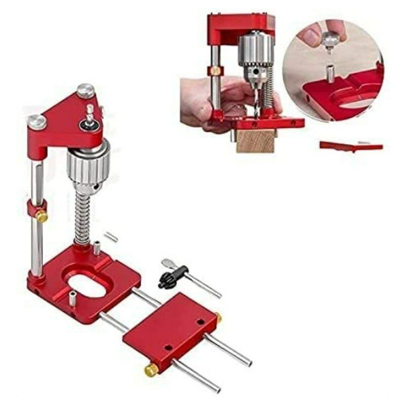 Drill Locator Hole Drill Guide Dowel Jig Labor Woodworking Drilling Template