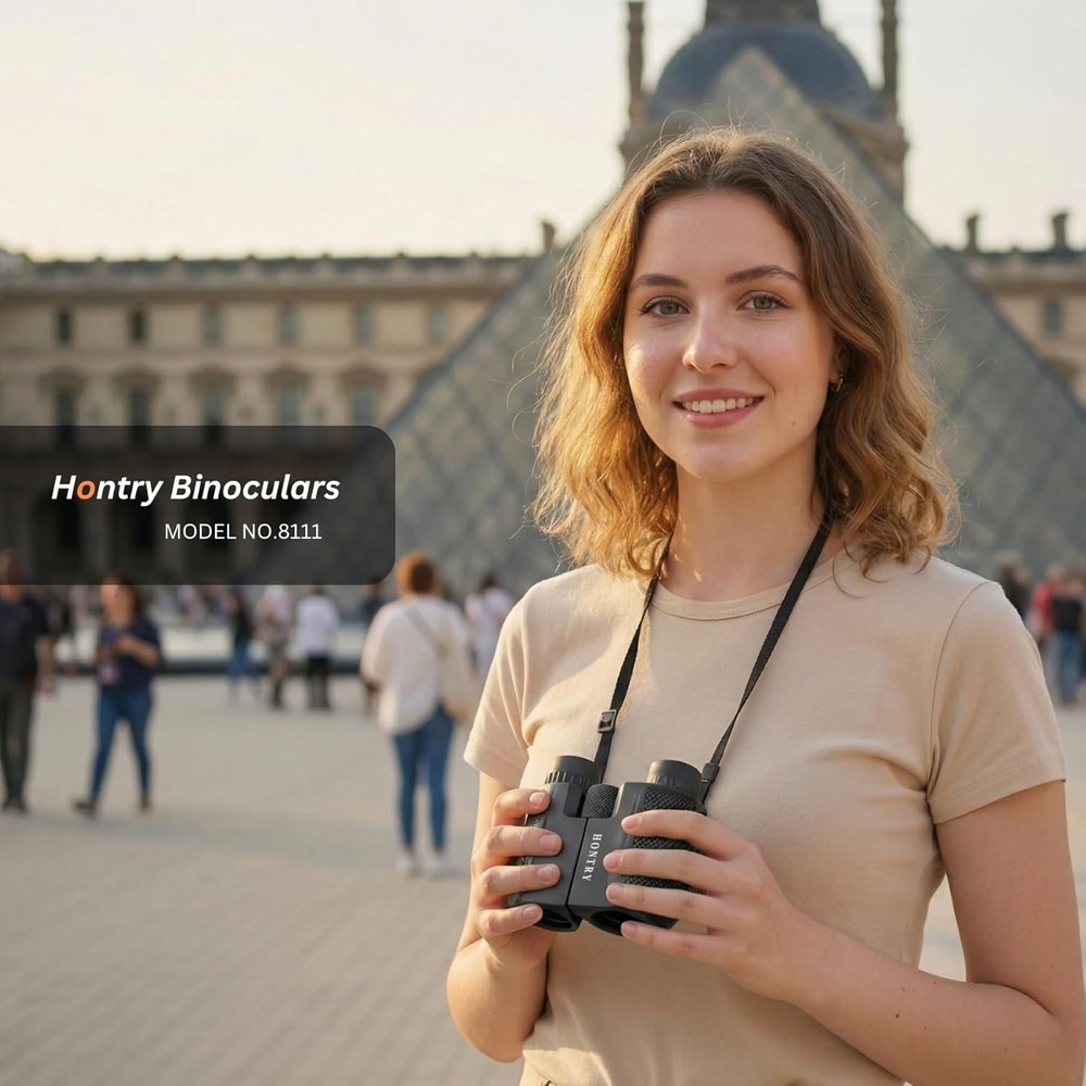 Versatile 10x25 Binoculars with Image Stabilization - Family-Friendly Adventures