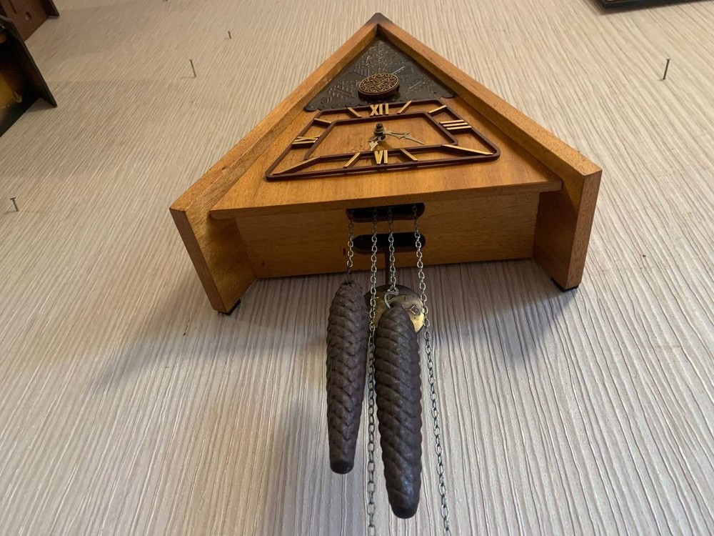 Soviet Vintage Cuckoo clock, USSR clock, Soviet working clock, Mechanical clock