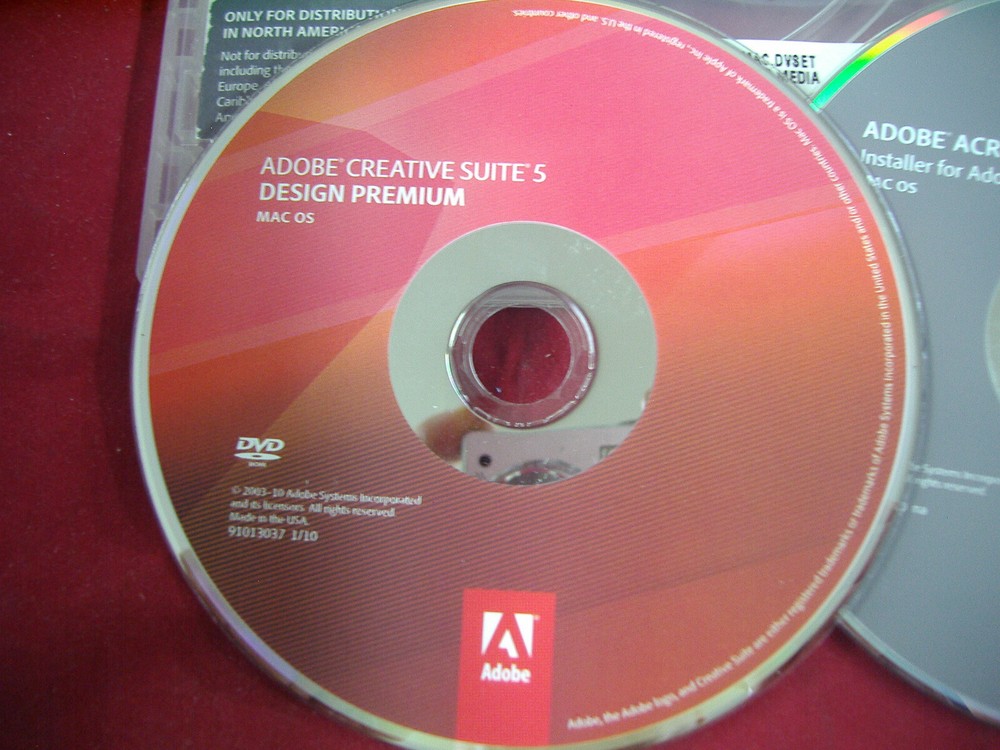 Adobe Creative Suite 5 CS5 Design Premium For MAC OS Full Retail DVD Version